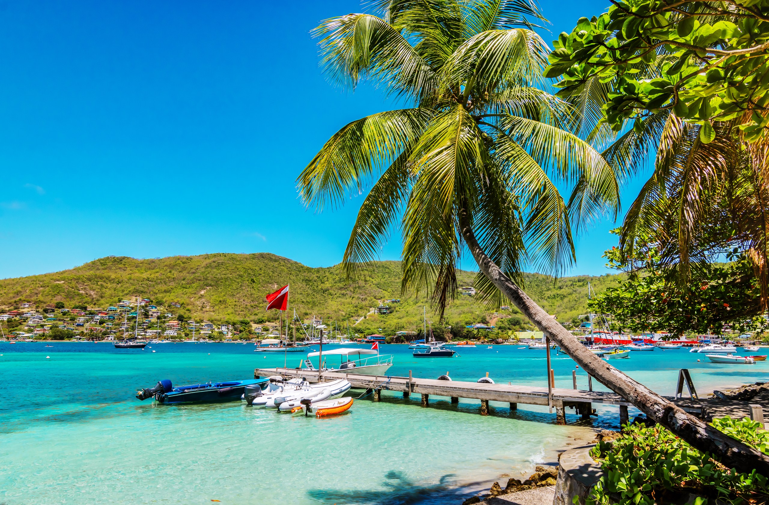 Port Elizabeth on Bequia Island in the Grenadines