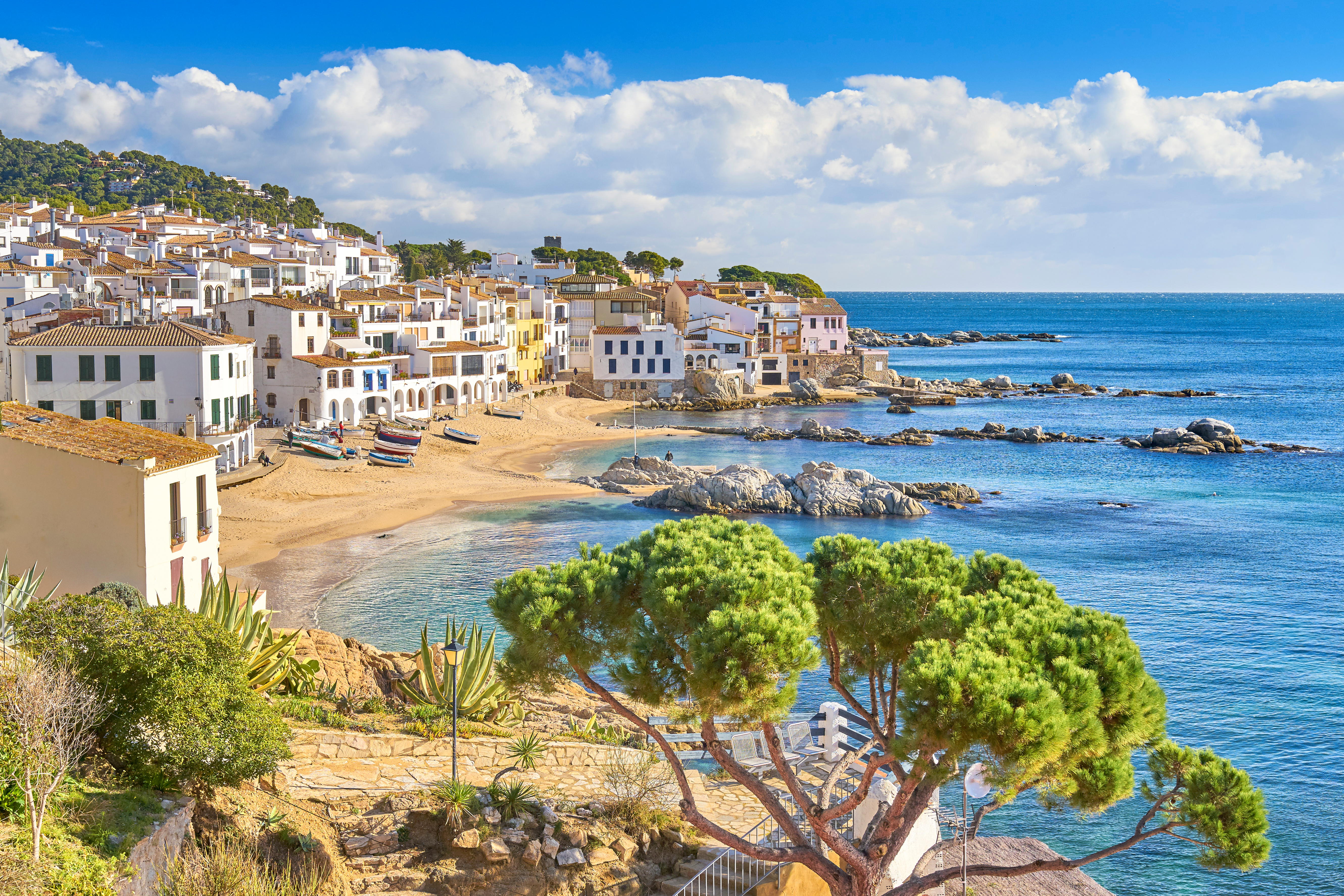 Calella de Palafrugell beach in Costa Brava, Catalonia, Spain.